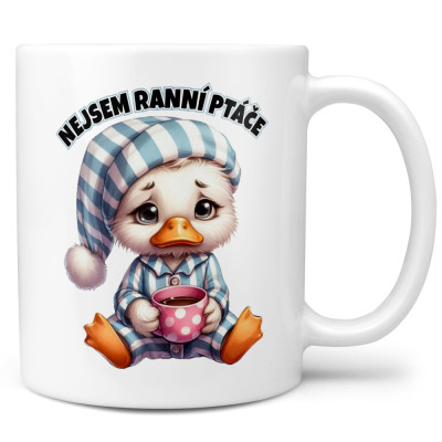 Hrnek 330 ml - Nejsem ranní ptáče
