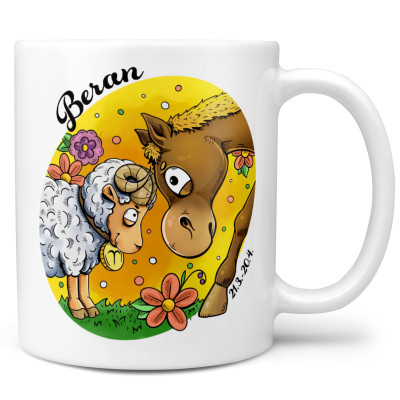 Hrnek 330 ml - Koňská znamení - Beran