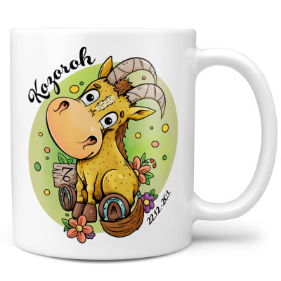 Hrnek 330 ml - Koňská znamení - Kozoroh