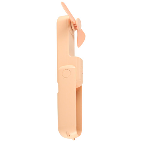 Ruční mini skládací větráček - oranžový ~ 8