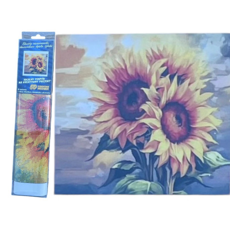 Norimpex Diamantový obrázek malování 30x40cm - Slunečnice ~ 2