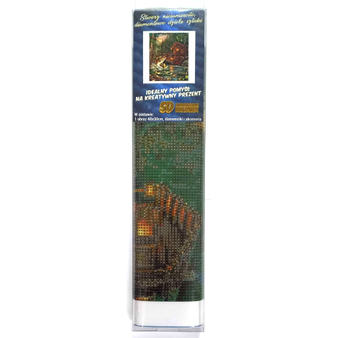 Norimpex Diamantový obrázek malování 30x40cm - Rybářská chata ~ 2