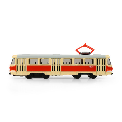 Kovová česká retro tramvaj 16 cm BRNO ~ 5