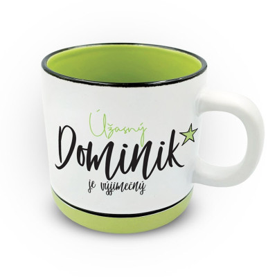 Nekupto Hrnek s potiskem 400 ml pastel - Dominik