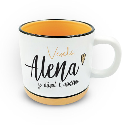 Nekupto Hrnek s potiskem 400 ml pastel - Alena