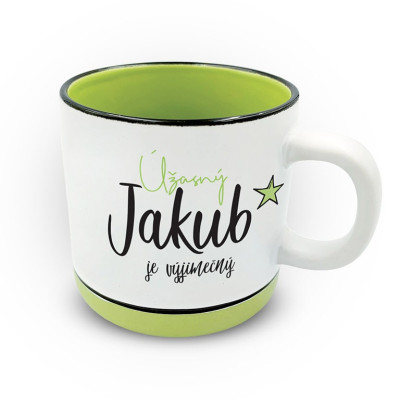 Nekupto Hrnek s potiskem 400 ml pastel - Jakub