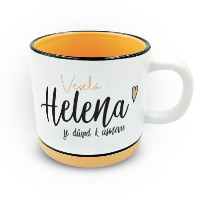 Nekupto Hrnek s potiskem 400 ml pastel - Helena
