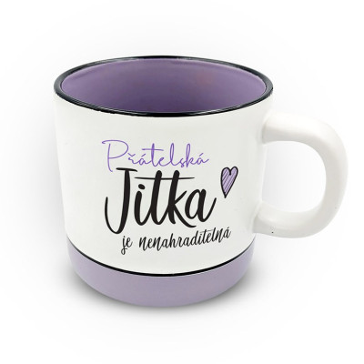 Nekupto Hrnek s potiskem 400 ml pastel - Jitka