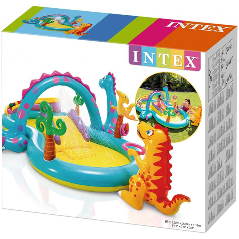 Intex 57135 Hrací centrum Dinoland 302x229x112cm ~ 2