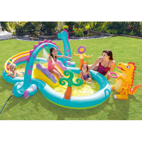 Intex 57135 Hrací centrum Dinoland 302x229x112cm ~ 3