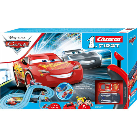 Autodráha 63038 Carrera First Auta Cars 2,4m +2 auta na baterie ~ 2