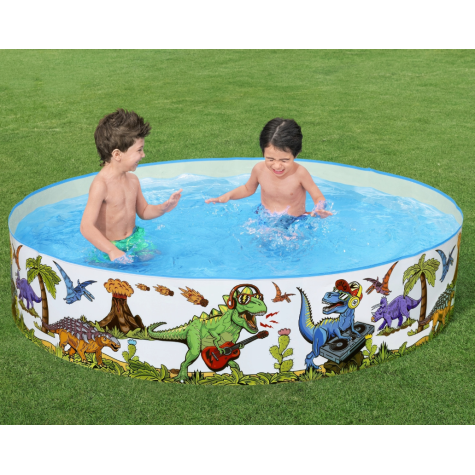 Bestway 55022 Expanzní dětský bazén 183x38cm Dinosauři ~ 2