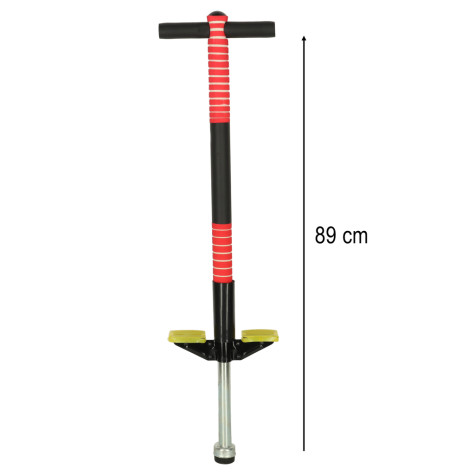 Skákací tyč Pogo nastavitelná červená ~ 9