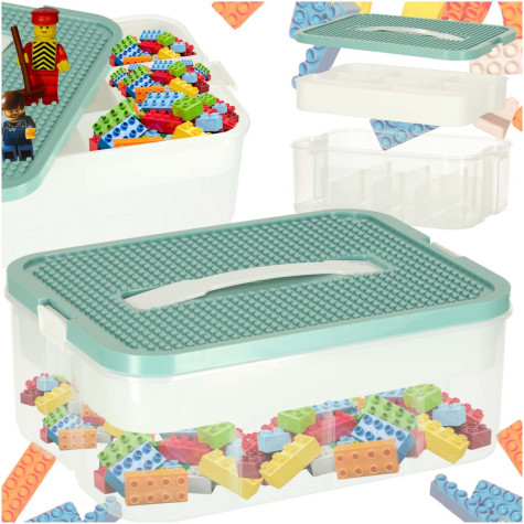 Box plastový organizér na hračky s víkem 30,5x22,5x12cm ~ 1