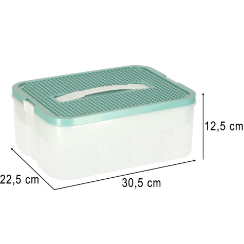 Box plastový organizér na hračky s víkem 30,5x22,5x12cm ~ 4