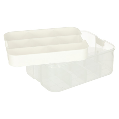 Box plastový organizér na hračky s víkem 3 patrový 30,5x22,5x32cm ~ 5