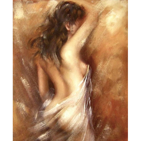 Norimpex Diamantový obrázek malování 30x40cm - Ženská silueta ~ 1