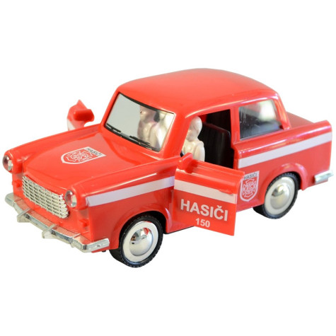 MaDe Auto retro požární na setrvačník 6 x 17 x 8 cm ~ 5