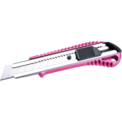 Extol Lady Růžový ulamovací kovový nůž s výztuhou, 18 mm