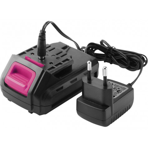 Extol Lady Růžový Aku vrtací šroubovák, 12V Li-ion, 1300mAh, sada v tašce pro ženy ~ 4