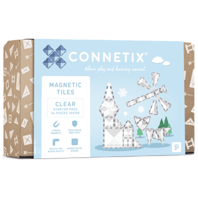 CONNETIX Clear Starter Pack 34 dílů
