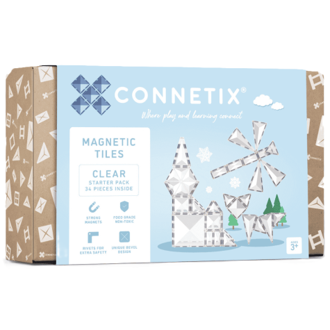 CONNETIX Clear Starter Pack 34 dílů ~ 1