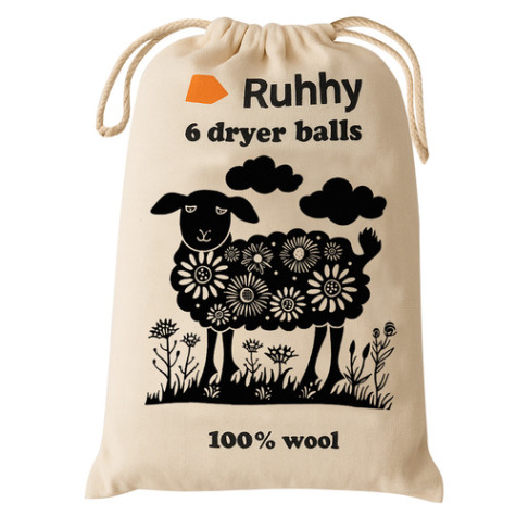 Vlněné koule do sušičky 6 ks Ruhhy 25704 ~ 7