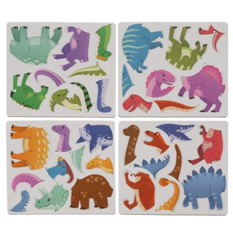 Magnetické puzzle Dinosauři ISO 24730 ~ 4