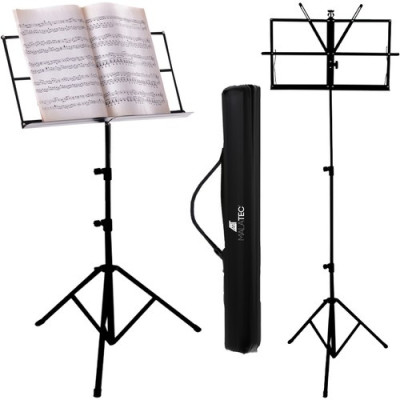 Stojan na noty kovový 123 cm černý Malatec 1307