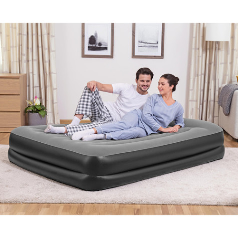 Bestway 67403 Nafukovací matrace Queen se zabudovanou pumpou 203x152x46cm ~ 2