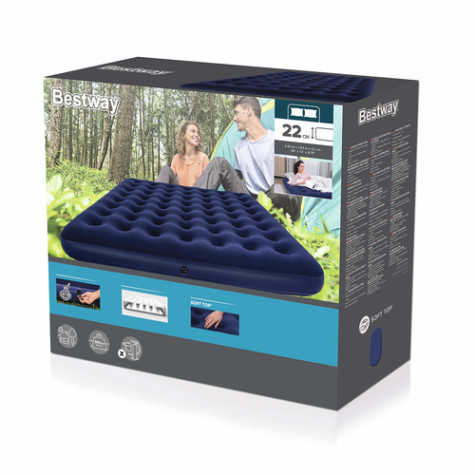 Bestway 67004 Nafukovací matrace King 203x183x22cm ~ 12
