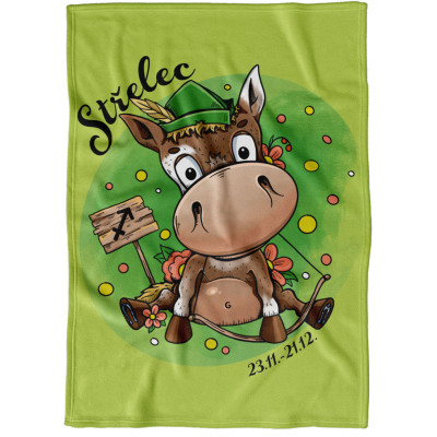 Deka 200 x 140 cm Koňská znamení - Střelec