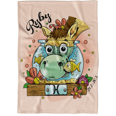 Deka 200 x 140 cm Koňská znamení - Ryby