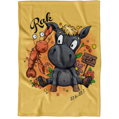 Deka 200 x 140 cm Koňská znamení - Rak