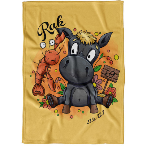 Deka 200 x 140 cm Koňská znamení - Rak ~ 1