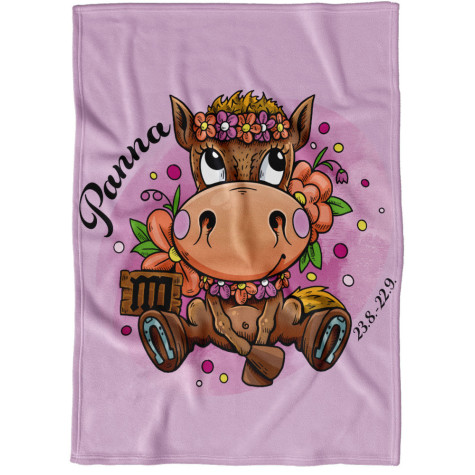 Deka 200 x 140 cm Koňská znamení - Panna ~ 1