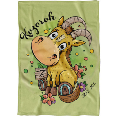 Deka 200 x 140 cm Koňská znamení - Kozoroh