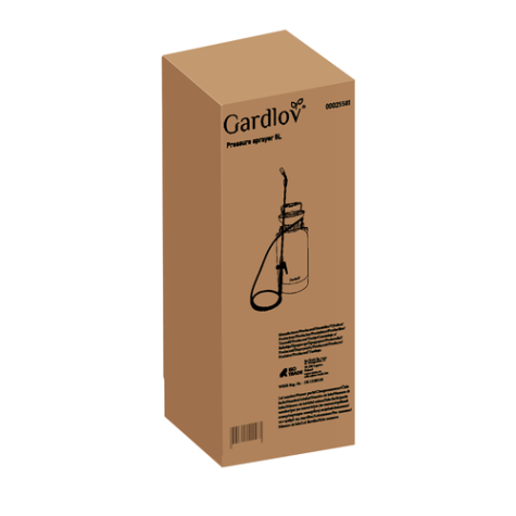Ruční tlakový zahradní postřikovač 5l Gardlov 25581 ~ 9