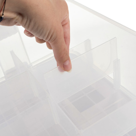 Úložný box na stavebnici 3 patrový 22 l Kruzzel 25757 ~ 8