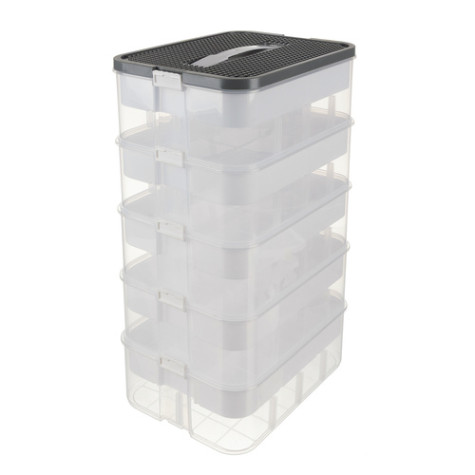 Úložný box na stavebnici 5 patrový 35 l Kruzzel 25759 ~ 7