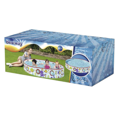Bestway 55029 Expanzní dětský bazén 152x25cm Podmořský svět ~ 4
