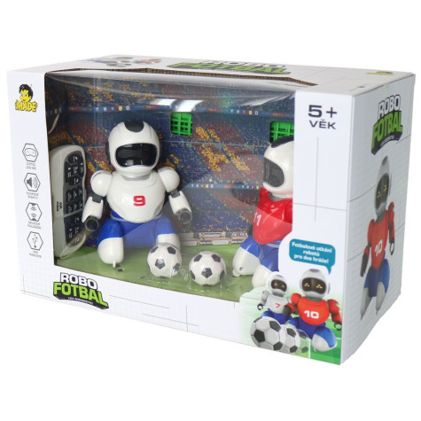 MaDe RoboFotbal roboti 2 ks s míčkem na dálkové ovládní ~ 9