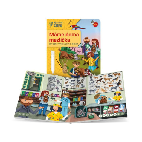 Albi Kouzelné čtení - Kniha Máme doma mazlíčka ~ 3