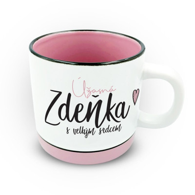 Nekupto Hrnek s potiskem 400 ml pastel - Zdeňka