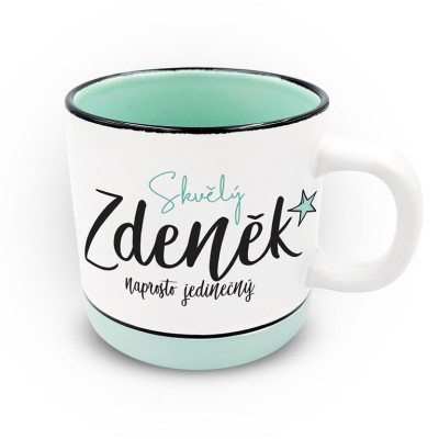 Nekupto Hrnek s potiskem 400 ml pastel - Zdeněk