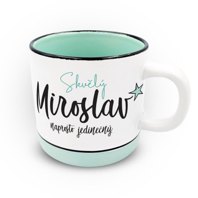 Nekupto Hrnek s potiskem 400 ml pastel - Miroslav