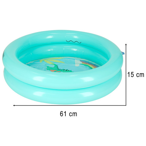 Bestway 51061 Bazén mini dětský nafukovací 61x15cm - tyrkysový ~ 7