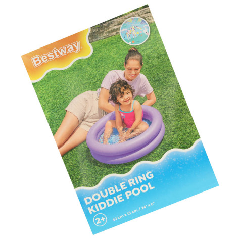 Bestway 51061 Bazén mini dětský nafukovací 61x15cm - fialový ~ 8