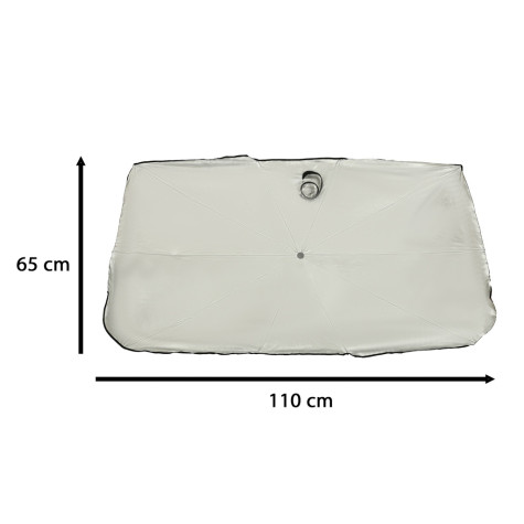 Slunečník na čelní sklo auta 65x110cm ~ 9