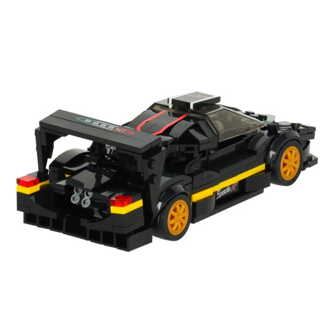 Rastar Stavebnice model vozu Pagani Zonda R černé 1:28 ~ 4